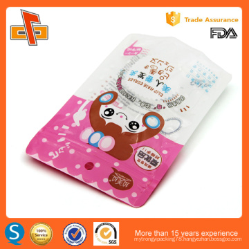 Stand Up Pouch Bag Type and Accept Custom Order ECO-friendly clear stand up pouches with custom logo